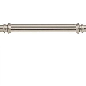 Top Knobs 5 inch Reeded Pull, UNOPENED Brushed Satin Nickel (original package).